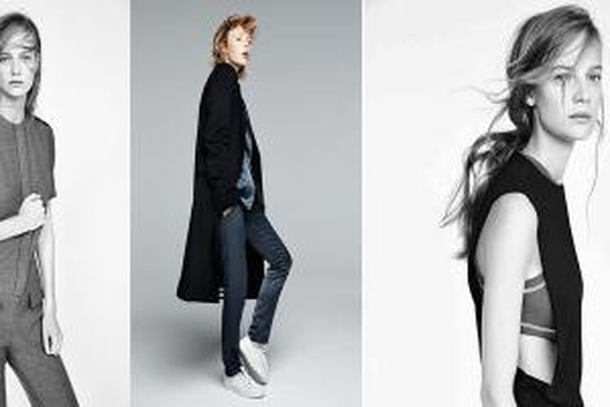 Gaya minimalis tersebar pada seluruh koleksi Zara terbaru