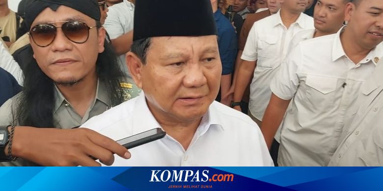 Prabowo Singgung Soal Kerukunan saat Ditanya Isu Bersatu dengan Ganjar