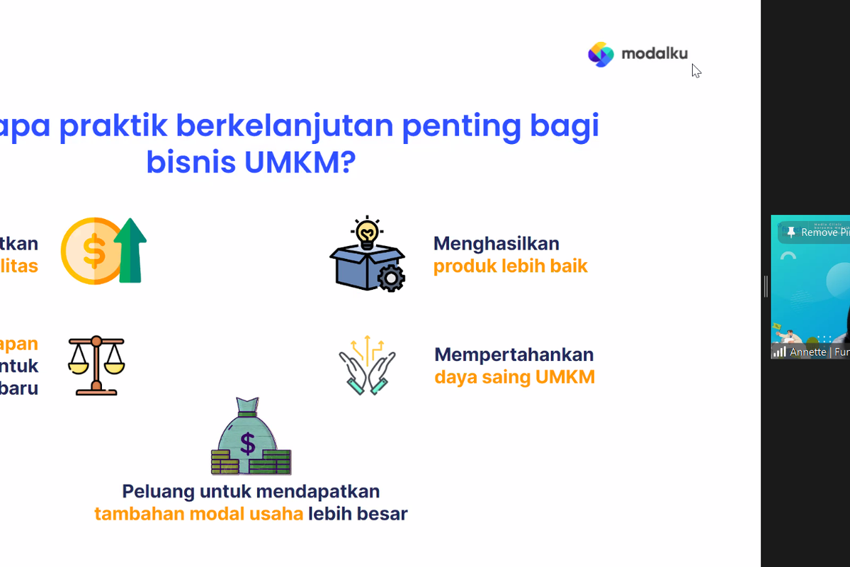 Ilustrasi penerapan ESG oleh Grup Modalku