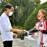Saat Greysia Polii Tawarkan Sepatu Produk UMKM Miliknya ke Jokowi