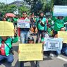 Ribuan Pengemudi Ojek Online di Bandung Demo Tolak Kenaikan Harga BBM dan Minta Upah Layak