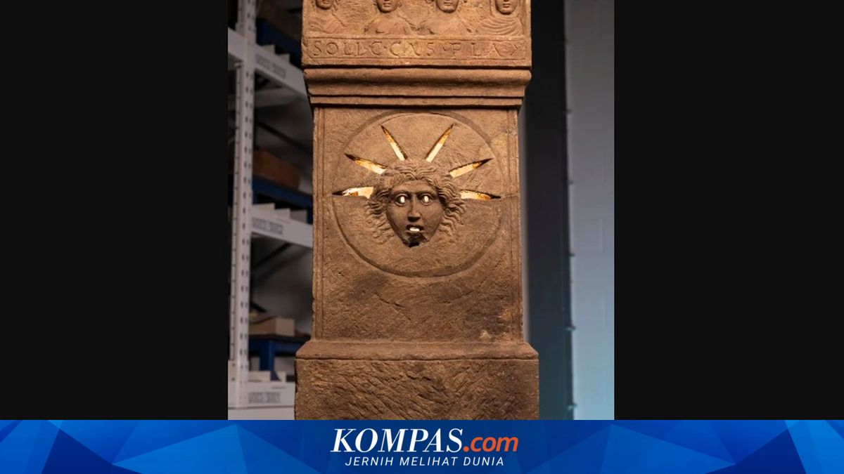 Altar Romawi Berusia 1.900 Tahun Ditemukan, Wajah Dewa Matahari Bisa Menyala dalam Gelap