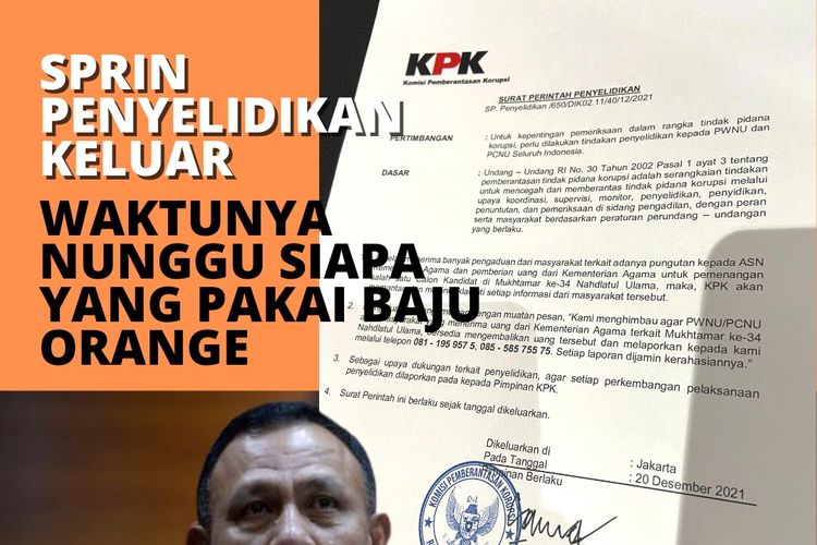 Komisi Pemberantasan Korupsi (KPK) menyatakan bahwa informasi yang beredar terkait penyelidikan KPK atas penyelenggaraan Muktamar ke-34 Nahdlatul Ulama (NU) tidak benar atau hoaks.