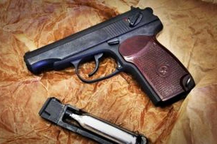 Inilah pistol Baikal Makarov MP 654 K.