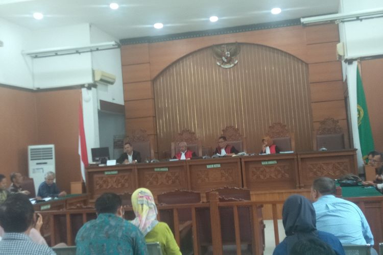 Sidang gugatan 261 CPNS terhadap Menpan RB, Kepala BKN, dan Ketua DPR di Pengadilan Negeri Jakarta Selatan, Rabu (12/2/2020).