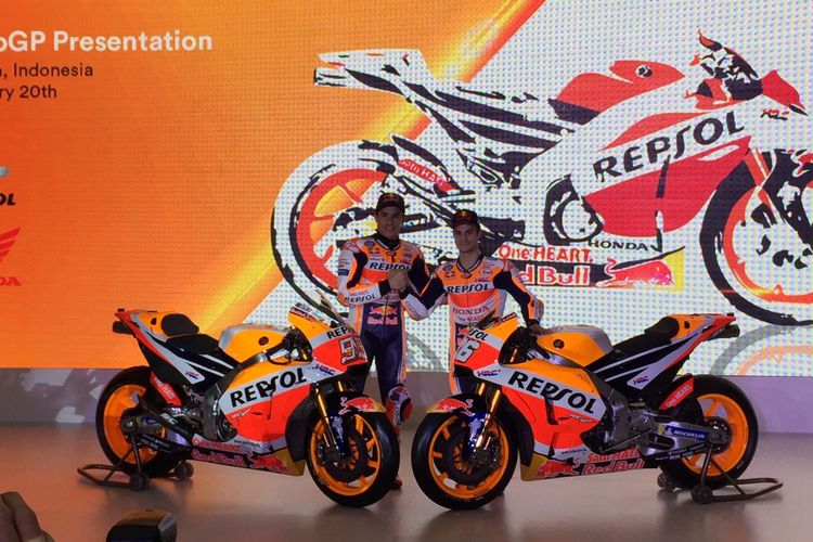 Motor Balap Marquez dan Pedrosa di MotoGP 2018