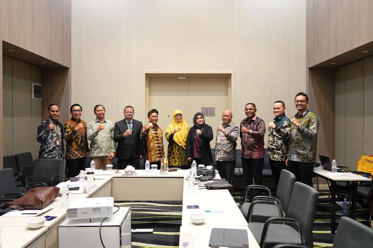 Pemaparan strategi dan implementasi Komisi Informasi Pusat (KIP) dalam Uji Publik Monitoring dan Evaluasi (Monev) Keterbukaan Informasi Publik Tahun 2025 yang digelar KIP di Jakarta, Kamis (20/11/2025).