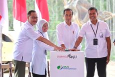Menaker Dampingi Presiden Jokowi Lakukan Groundbreaking Kantor BPJS Ketenagakerjaan di IKN