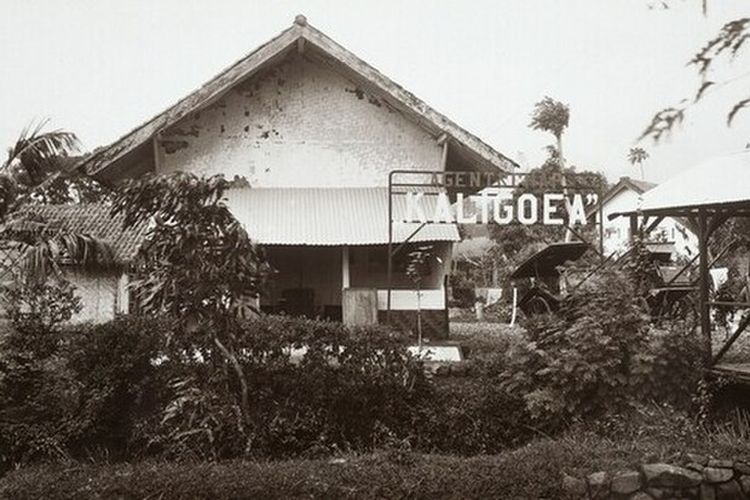 Pasanggrahan di Perkebunan Teh Kaligua, Paguyangan antara tahun 1926 dan 1927