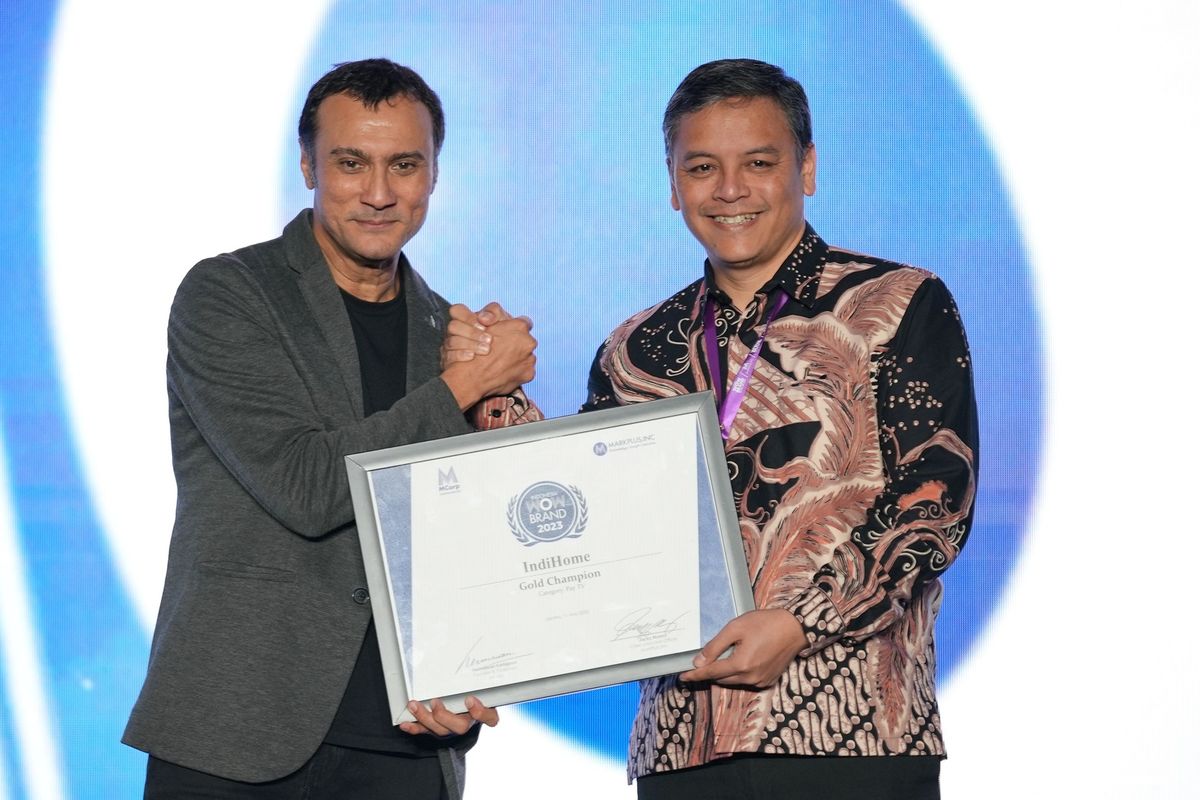 Penyedia layanan internet dan digital dari PT Telkom Indonesia (Persero) Tbk IndiHome menerima dua penghargaan tahunan prestisius dalam ajang Indonesia WOW Brand 2023 yang diselenggarakan Markplus untuk dua  kategori, yaitu Internet Service Provider dan Pay TV .Acara penyerahan penghargaan tersebut dihelat pada Kamis (11/5/2023) di Hotel Westin Jakarta.
