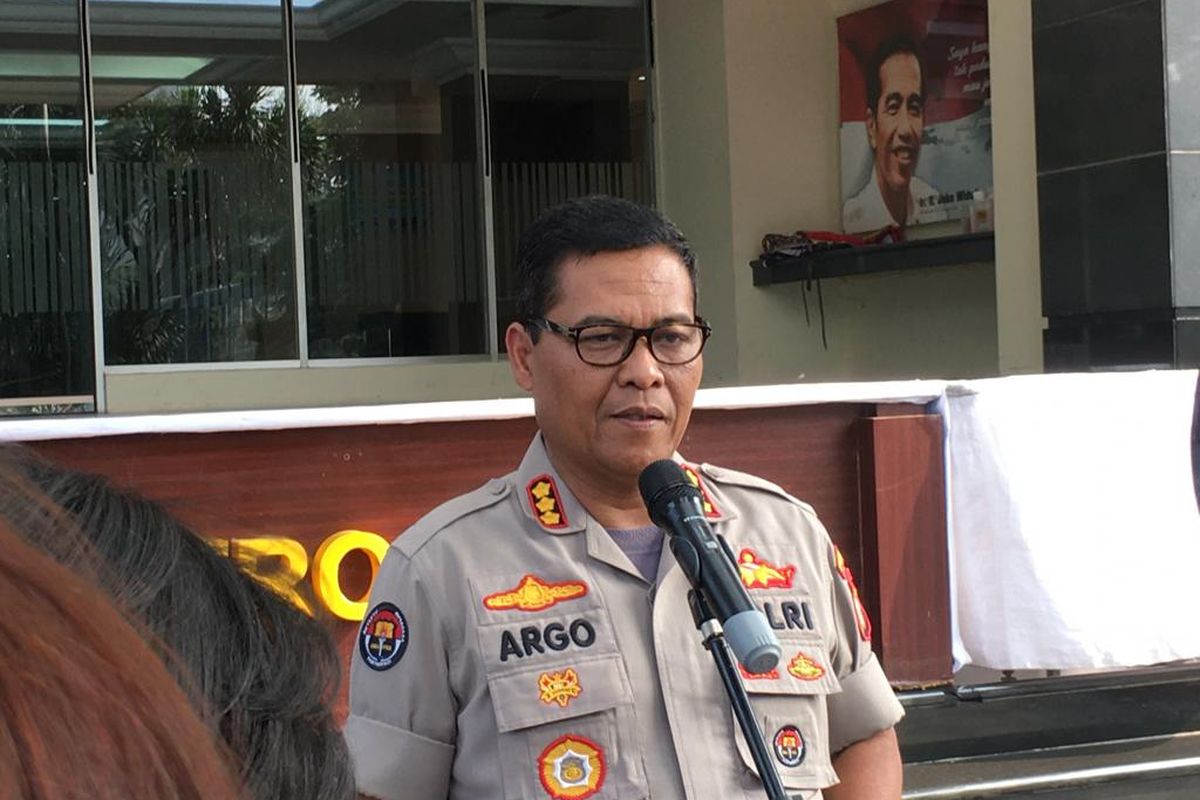 Kepala Bidang Humas Polda Metro Jaya Kombes Argo Yuwono di Polda Metro Jaya, Jakarta Selatan, Kamis (7/11/2019).