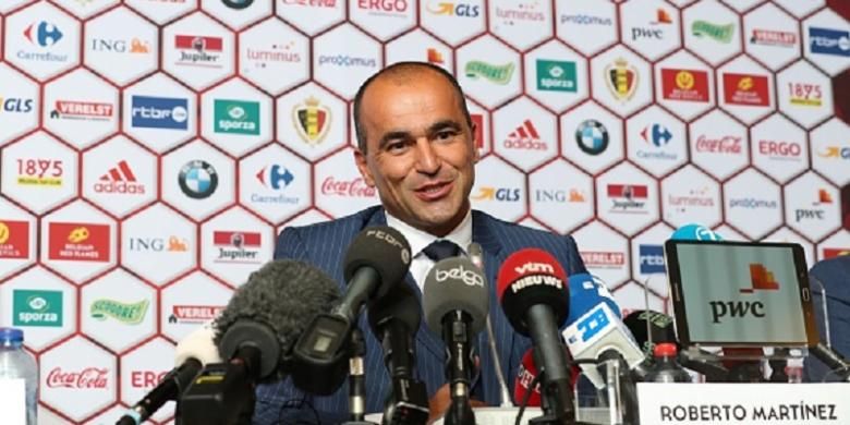 Roberto Martinez diperkenalkan sebagai pelatih baru Belgia, Kamis (4/8/2016). 