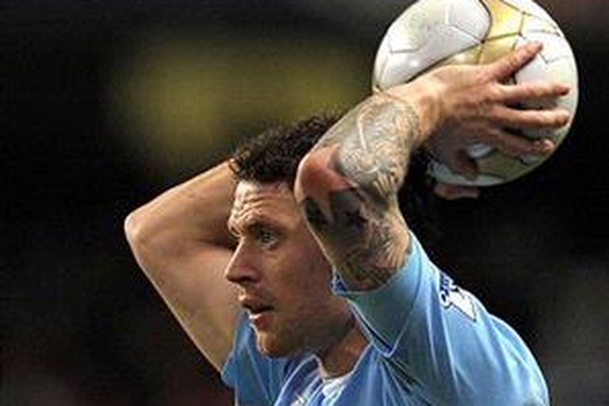 Bek Manchester City dan Inggris, Wayne Bridge.