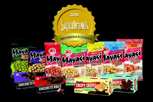 20 Tahun Eksis di Bisnis Snack, Produsen Kacang Mayasi Raih Superbrands