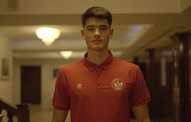 Pemain belakang timnas U19 Indonesia, Elkan Baggott.