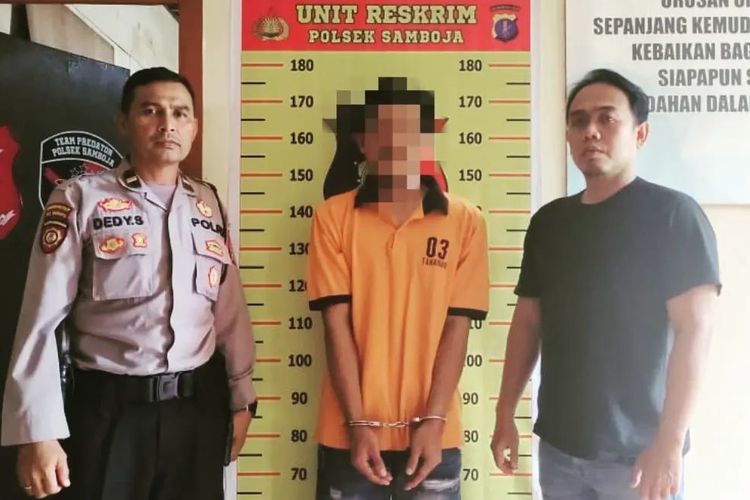 Pelaku pemukul pegawai SPBU di Samboja, Kukar diamankan polisi