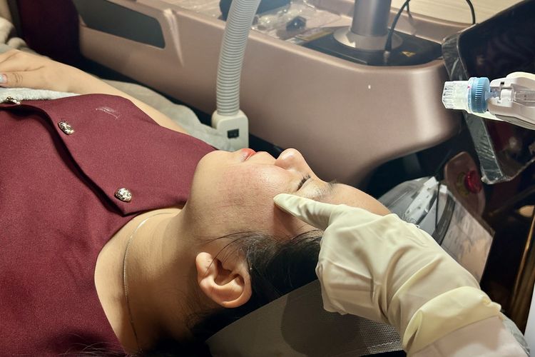 Beberapa treatment tersedia di Dermies  Max by ERHA dalam Grand Opening Flagship Dermies Max Kemang, Jakarta Selatan, Kamis (9/1/2026).