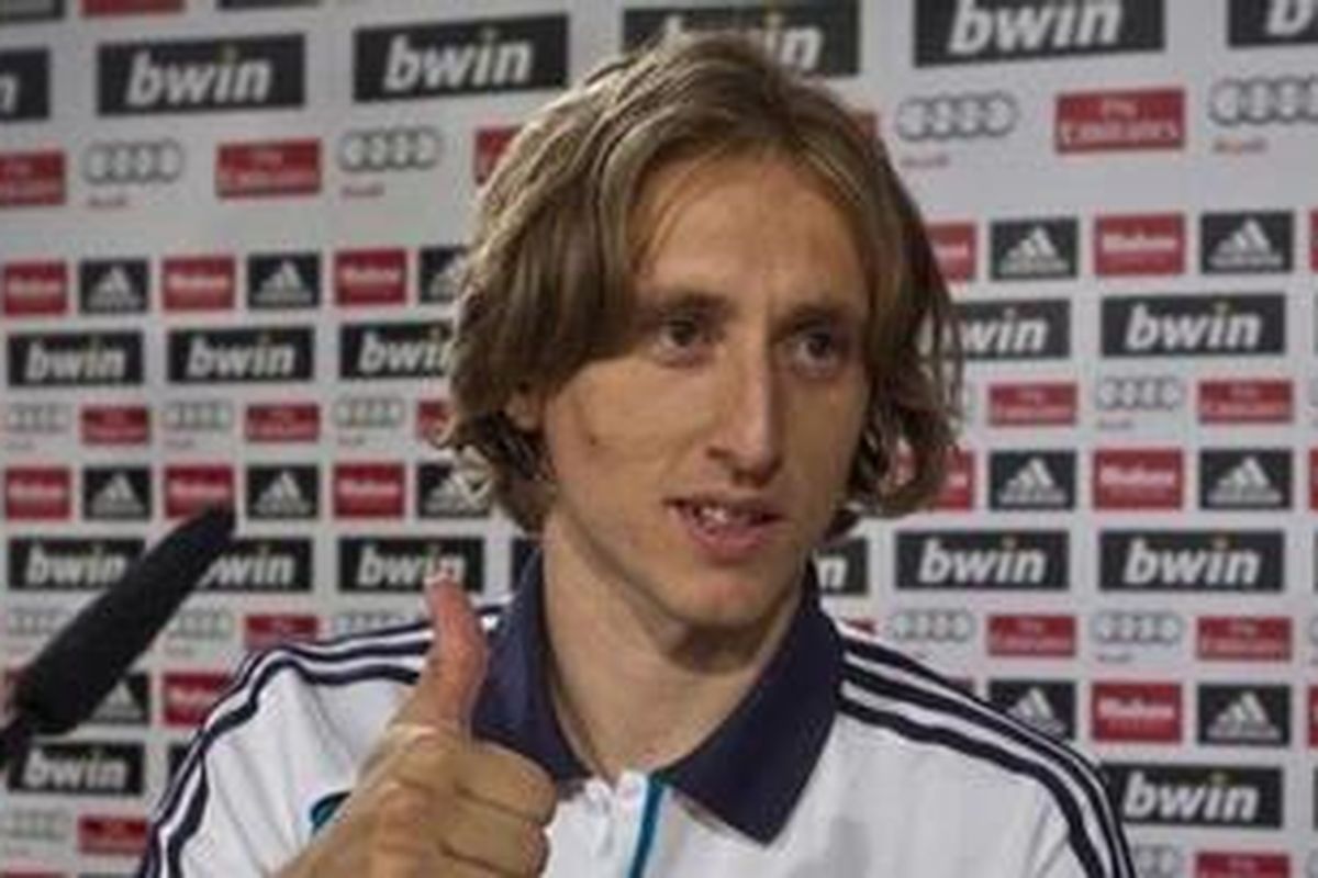 Gelandang Real Madrid, Luka Modric.