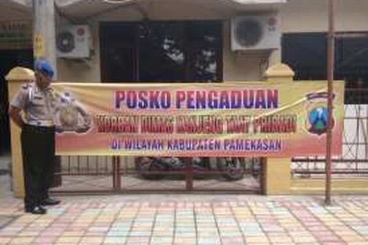 Posko pengaduan korban dugaan penipuan yang dilakukan Dimas Kanjeng Taat Pribadi dibuka di Polres Pamekasan.