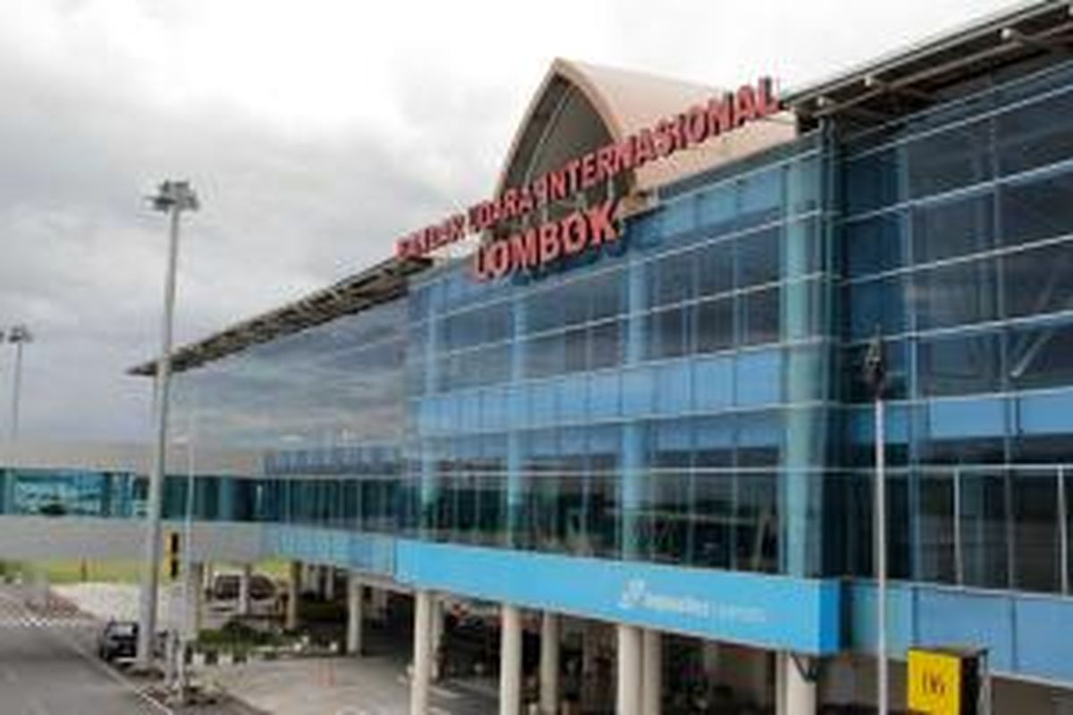 Bandara Internasional Lombok, di Nusa Tenggara Barat.