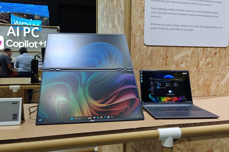 Monitor ganda portable Acer PD243Y E dirilis di Computex 2025