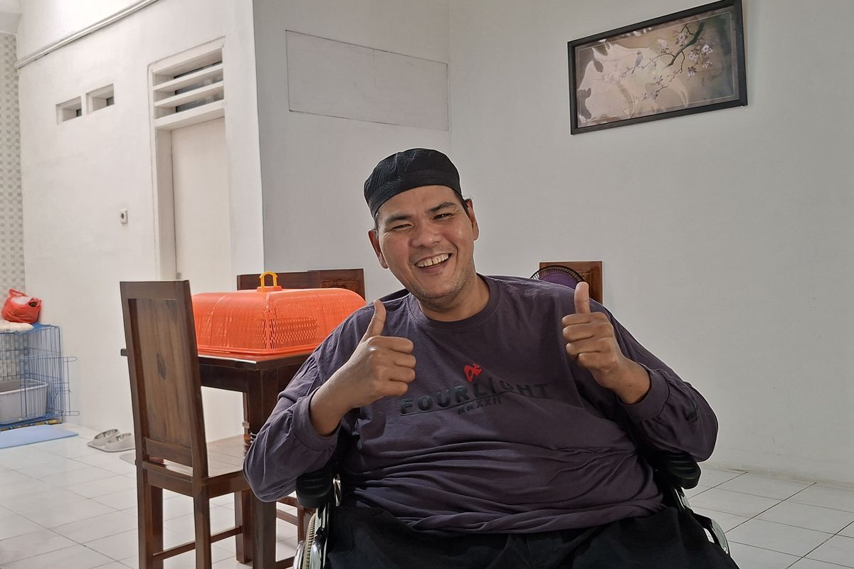 Kondisi terkini Fahmi Bo yang kian sehat.