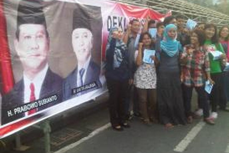 Deklarasi pendukung Prabowo-Hatta.