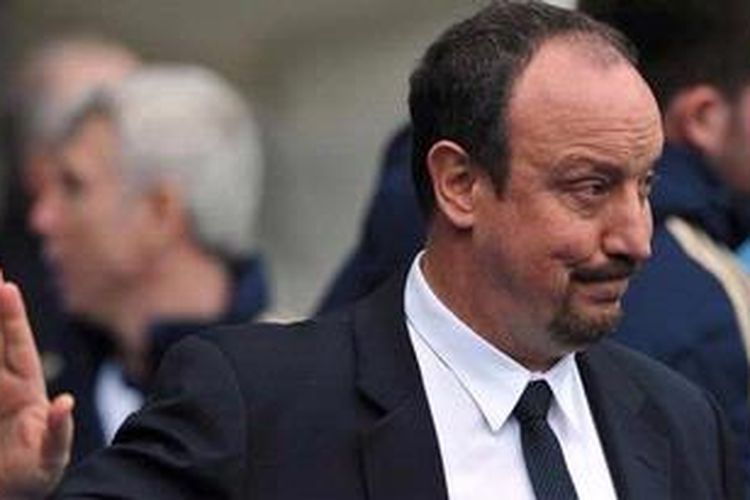 Pelatih Chelsea, Rafael Benitez. Jabatan manajer sementara Rafa akan dievaluasi manajemen The Blues pada akhir musim.