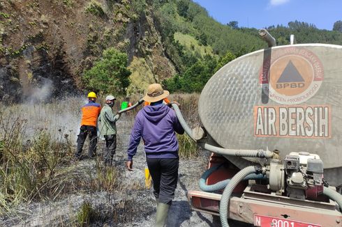 Kebakaran 14 Hektar Lahan di Kawasan Bromo Terjadi di 2 Titik, Penyebabnya Belum Diketahui