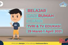 Jadwal TVRI Belajar dari Rumah Hari Ini, Senin 29 Maret 2021