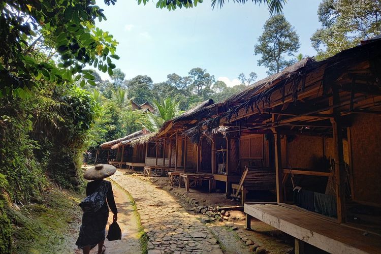 Suasana Kawasan Adat Baduy sepi saat kawalu tahun 2025 lalu.
