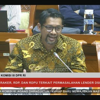 Deputi Bidang Pemberantasan Pusat Pelaporan dan Analisis Transaksi Keuangan, Danang Tri Hartono dalam Raker, RDP, dan RDPU terkait Permasalahan Hukum bersama Komisi III DPR RI, Kamis (15/2026)