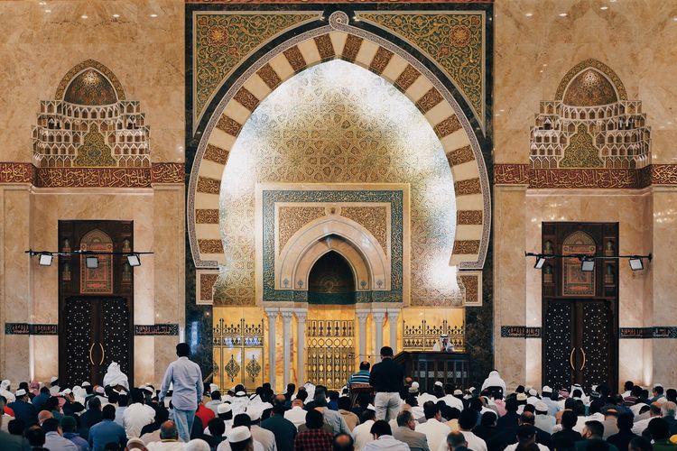 Ilustrasi Ramadhan, ibadah, masjid.