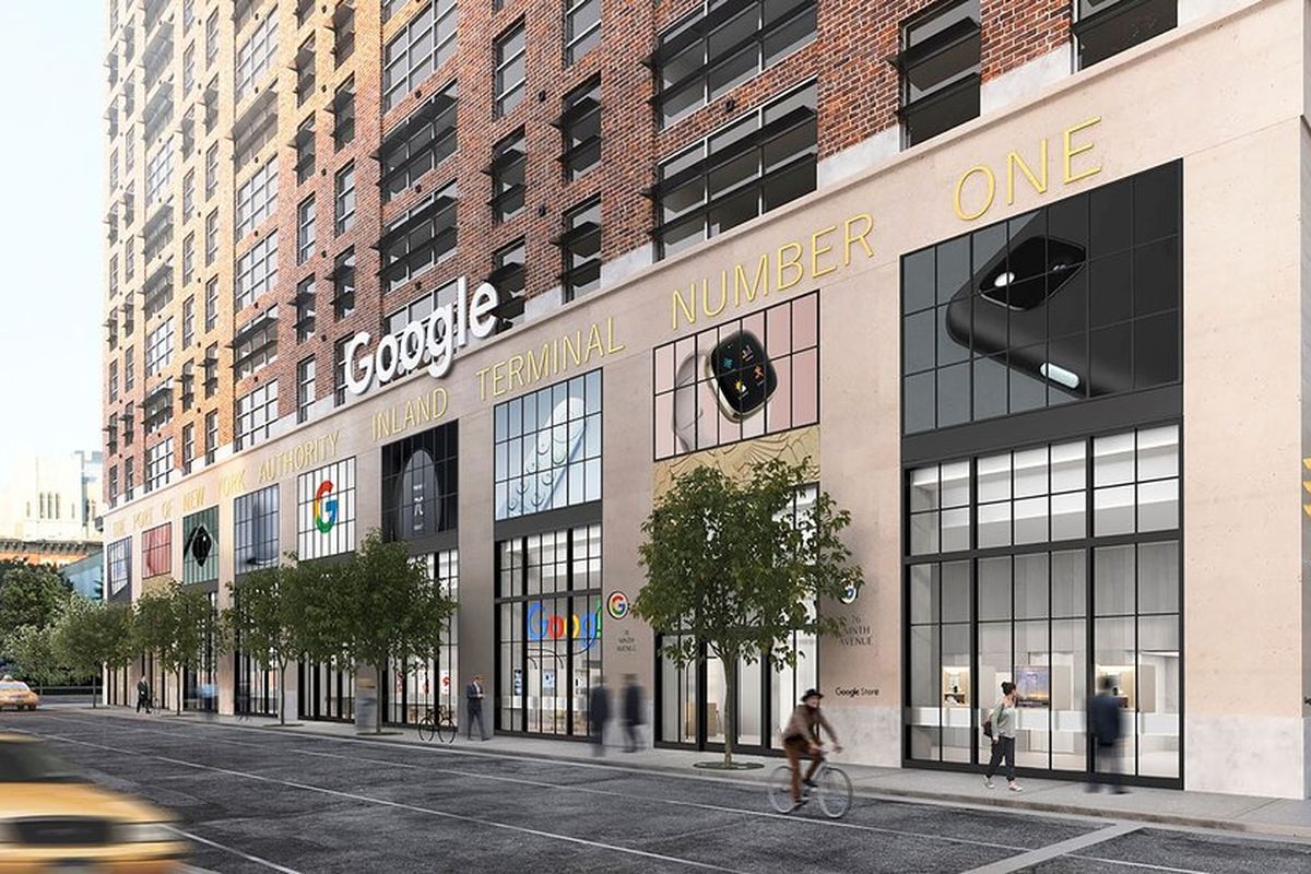 Toko luring Google yang berada di gedung perkantoran Google di Kota New York.