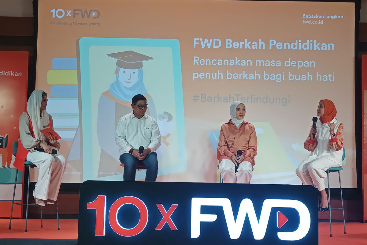 Ayoe Sutomo, M.Psi,  seorang psikolog klinis profesional dalam acara Peluncuran FWD Berkah Pendidikan, Selasa (12/09/2023). 