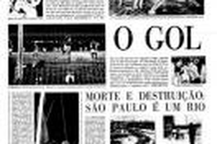 Koran O Globo menjadikan gol ke-1000 Pele sebagai tajuk utama pemberitaan (20/11/1969).