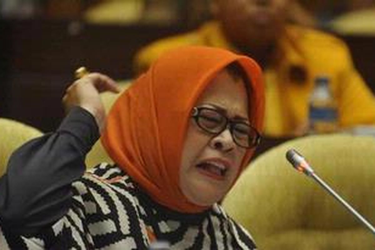 Calon anggota Dewan Perwakilan Rakyat dari Partai Hanura daerah pemilihan Sulawesi Selatan I, Dewie Yasin Limpo mengikuti rapat dengar pendapat dengan Panitia Kerja Mafia Pemillu Komisi II di Gedung MPR/DPR/DPD, Senayan, Jakata, Kamis (7/7/2011). Dewie Yasin Limpo dimintai keterangan terkait dugaan surat palsu Mahkamah Konstitusi. 