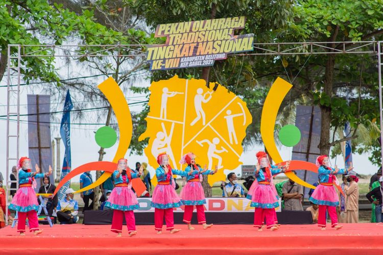 Pekan Olahraga Tradisional tingkat Nasional (Potradnas) VIII Tahun 2021 resmi dibuka.