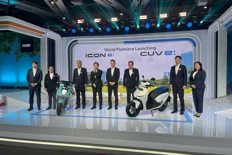 Honda luncurkan motor listrik Icon e: dan Cuv e: