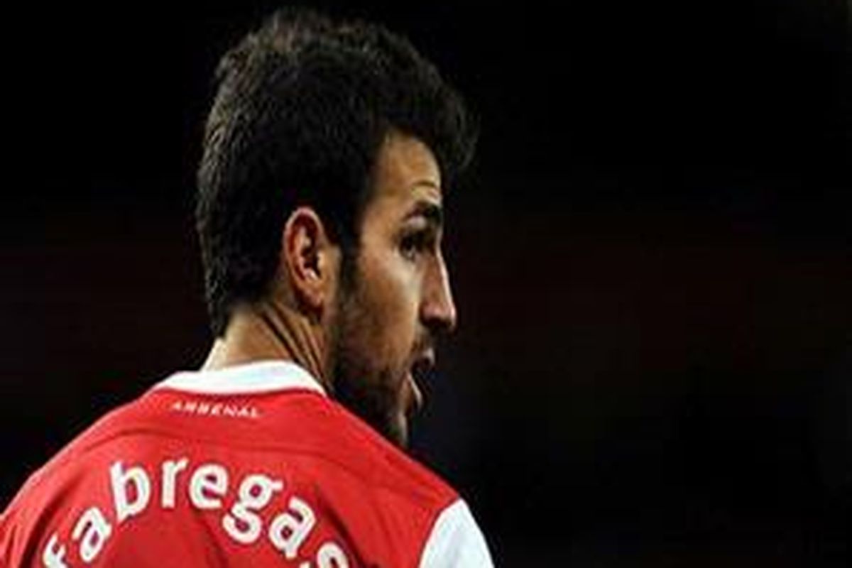Kapten Arsenal, Cesc Fabregas.