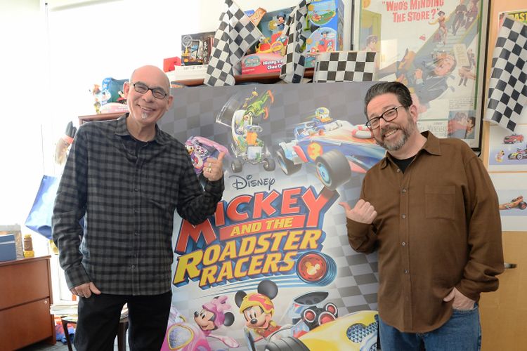 Wakil produser eksekutif dan koordinator penyunting cerita, Mark Seindenberg serta produser eksekutif Rob LaDuca, dua kreator di balik pembuatan serial animasi Mickey and the Roadster Racers.
