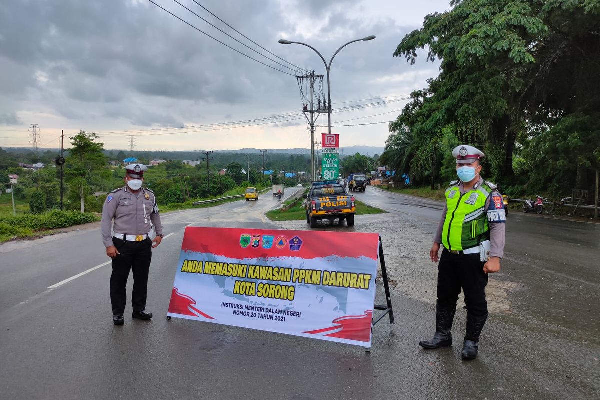 PPKM Level 4 di Kota Sorong Masih menunggu instruksi Mendagri