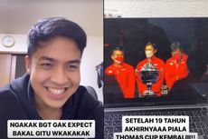 Jerome Polin Antusias Nonton Kemenangan Indonesia di Piala Thomas 2020, Tangan Sampai Gemetar