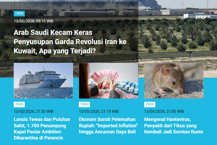 [POPULER TREN] Arab Saudi Panas dengan Iran | Kasus Hantavirus Tahun 2012