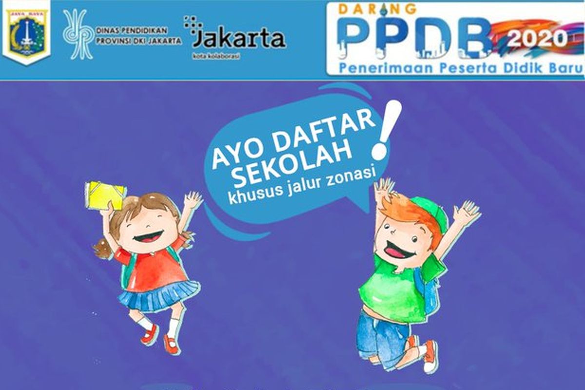 PPDB SD-SMP-SMA Jakarta Jalur Zonasi 