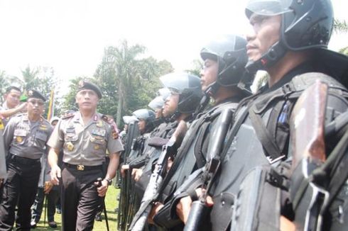 Jelang Putusan MK, Polda Jabar Pusatkan Apel Simulasi di Bogor