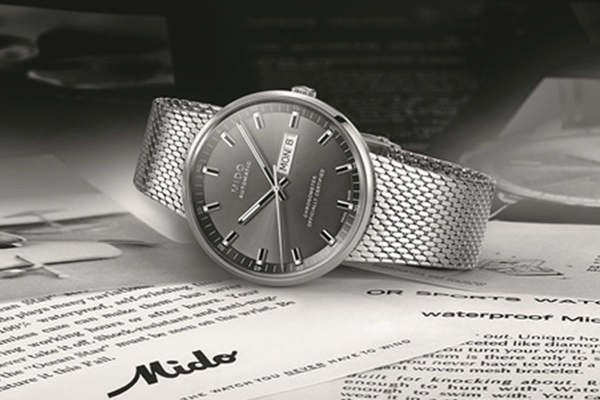 Salah satu koleksi jam tangan Mido.