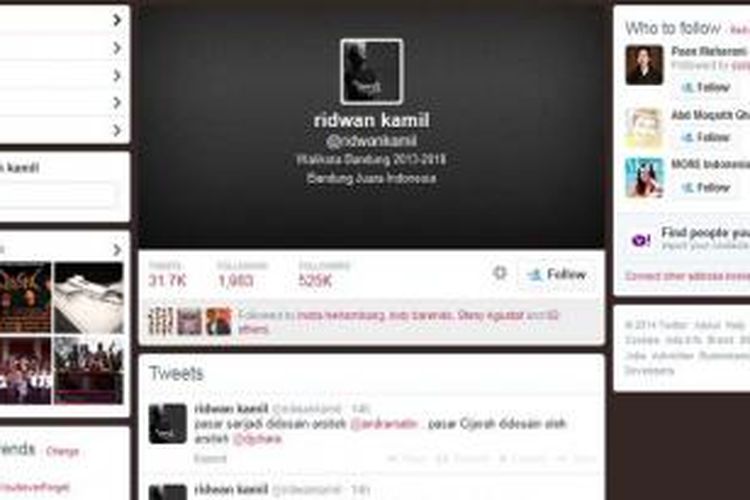 Akun Twitter Ridwan Kamil