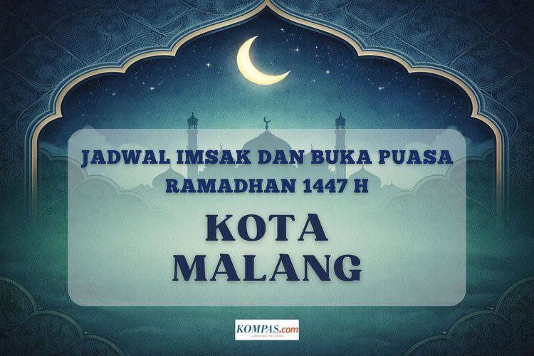 Jadwal imsakiyah Ramadhan 2026 Kota Malang lengkap dari tanggal 1 - 30 Ramadhan 1447 H. 
