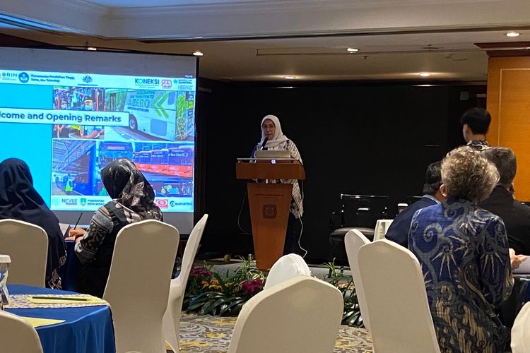 Dosen Program Studi Teknik Fisika Universitas Multimedia Nusantara, Rahmi Andarini, menjelaskan soal transportasi publik, Selasa (5/8/2025). 
